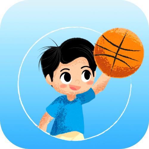 boy with basketball