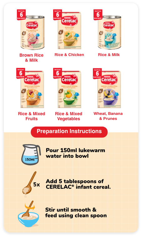 Cerelac sales infant cereal