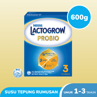 nestle lactogrow probio 3 600g bm