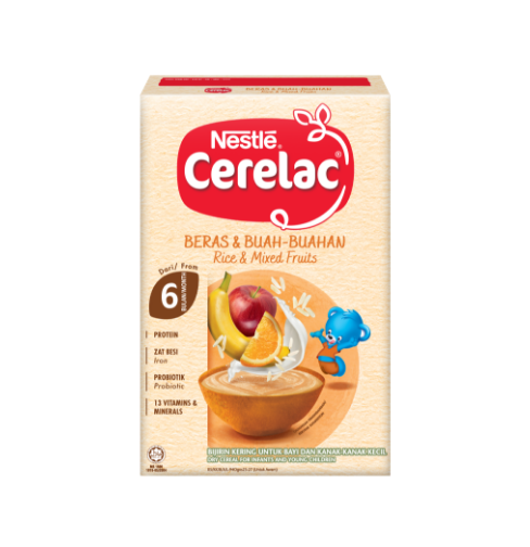 cerelac infant cereal rice mixed fruits