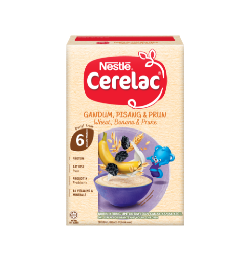 cerelac infant cereal wheat banana prune