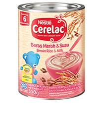Brand page overview cerelac brown rice & milk