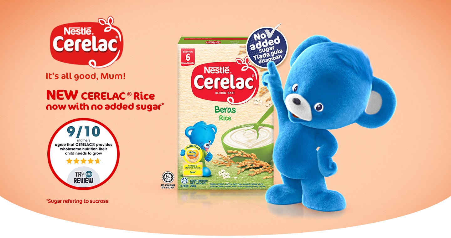 cerelac - The amount of nutrients your little one needs in a day