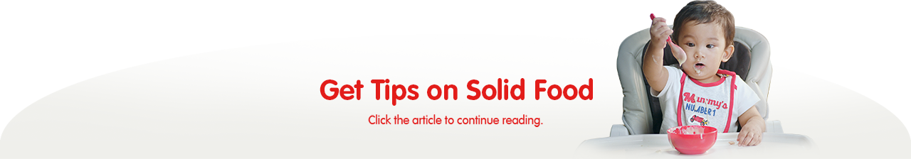 Cerelac - get tips on solid food