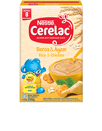 Brand page overview cerelac rice & chicken