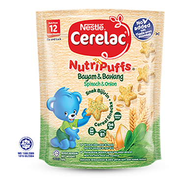 NutriPuffs® spinach & onion