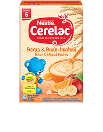 Brand page overview cerelac rice & mixed fruits