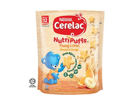 CERELAC® NUTRIPUFFS® BANANA & ORANGE CERELAC® NUTRIPUFFS® BANANA & ORANGE