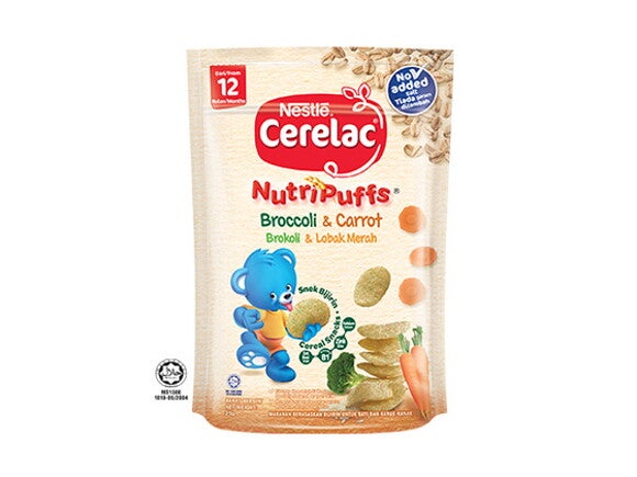 CERELAC® NutriPuffs® Broccoli & Carrot CERELAC® NutriPuffs® Broccoli & Carrot