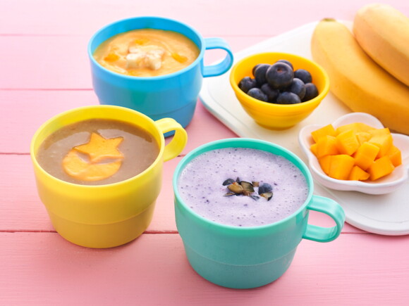 Mixed Fruit & Cereal Pudding Smoothie