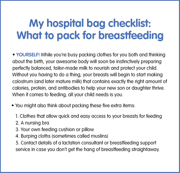 2. Preparing for breastfeeding_09_ACT_What to pack in your hospital bag_02