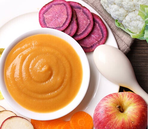 Cauliflower, Apple & Sweet Potato Puree Cauliflower, Apple & Sweet Potato Puree