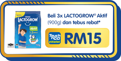 Tebus rebat Lactogrow aktif Tebus rebat Lactogrow aktif